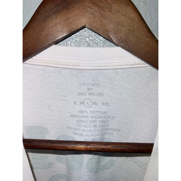 Mac Miller Self Care Shirt Swimming By Mac Miller Stained Pink Faded Tee Large - Picture 7 of 13